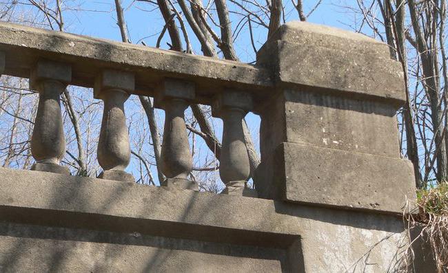 Balustrader laget av betong